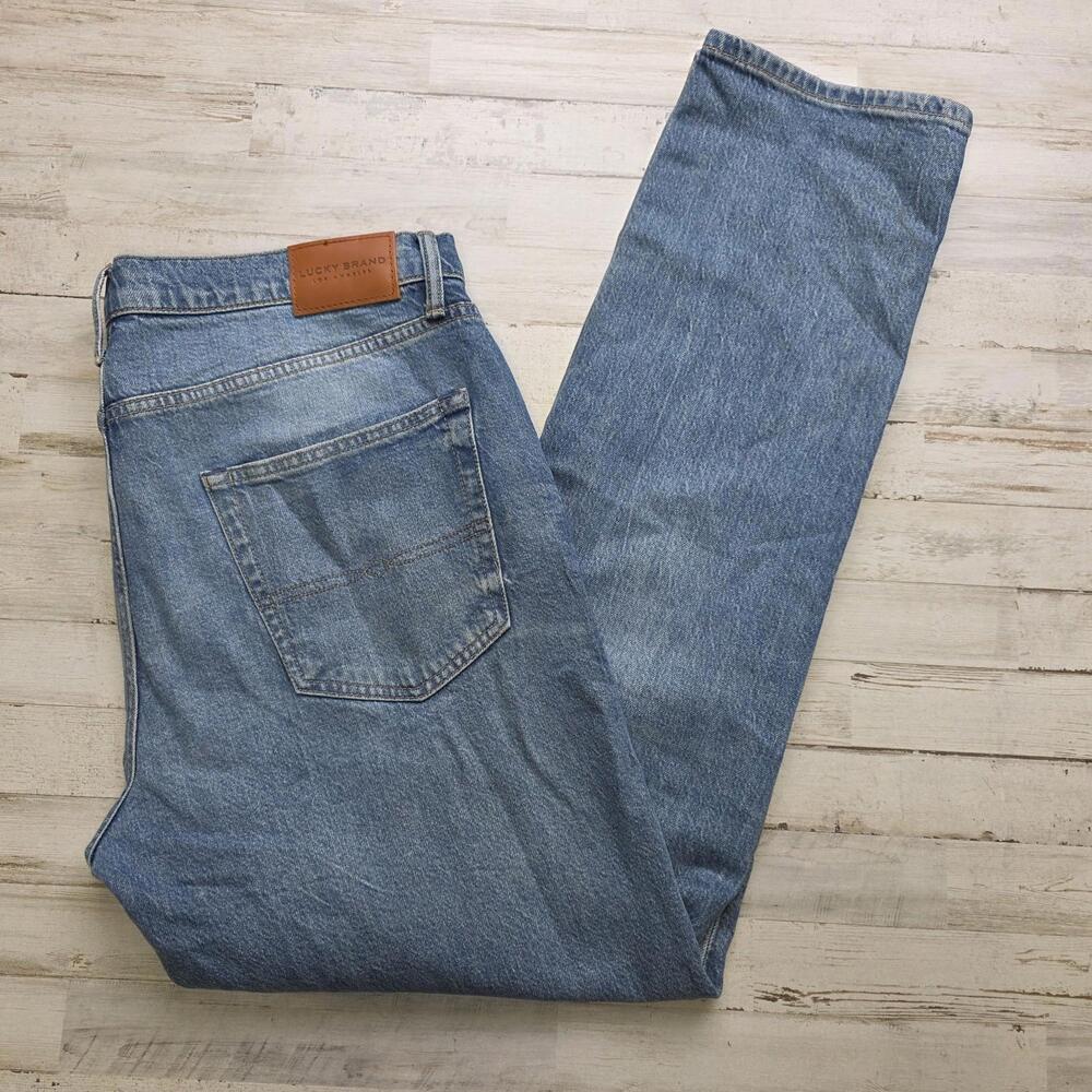 Mens Lucky Brand Jeans Size 38x34 (39 fit) Model 223 Straight Leg Stretch Denim